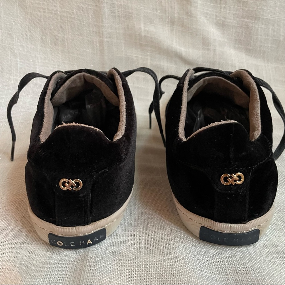 Cole Haan Black Velvet Sneakers 10.5 W09756 - Picture 5 of 16